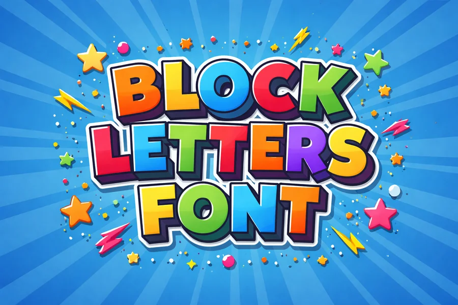 Block Letters Font