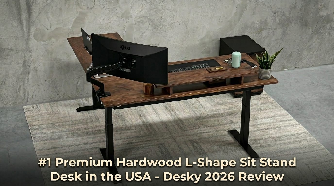 Why the Desky Hardwood L-Shape Sits at the Top