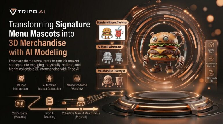 How Theme Restaurants Can Transform Signature Menu Mascots Into 3D Merchandise