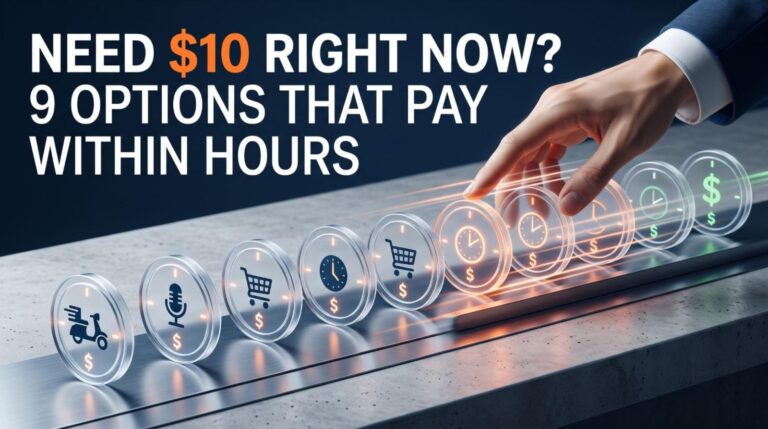 Need $10 Right Now? 9 Options That Pay Within Hours