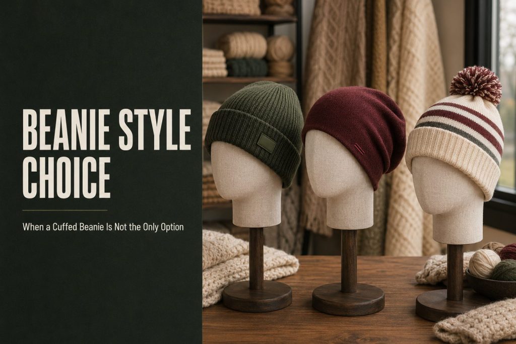 Beanie Style Choice: When a Cuffed Beanie Is Not the Only Option
